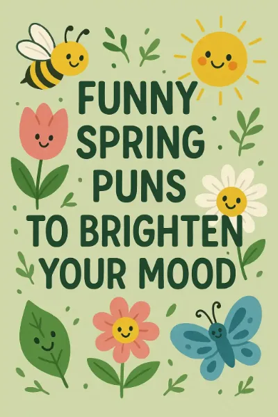 Funny spring puns to brighten your mood