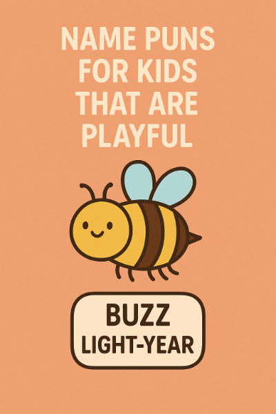 Name puns for kids that are playful