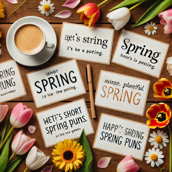 Short spring puns and one liners