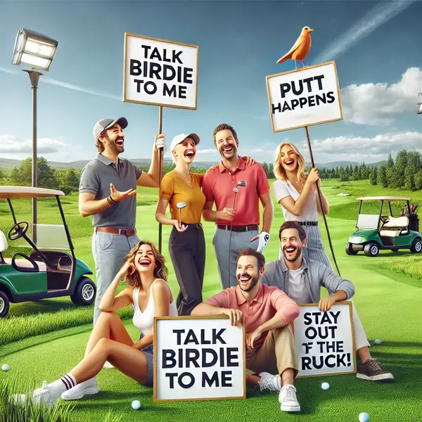 Punny golf phrases for everyday laughs