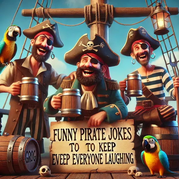 Funny pirate jokes to keep everyone laughing