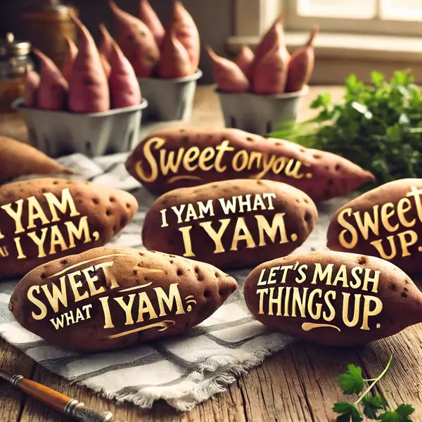 Sweet potato puns to brighten moods