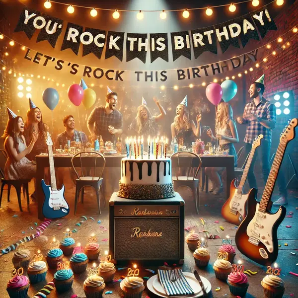 Rock birthday puns for celebrations