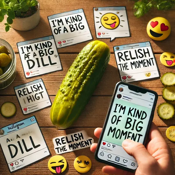 Social Media Pickle Puns For Sharing