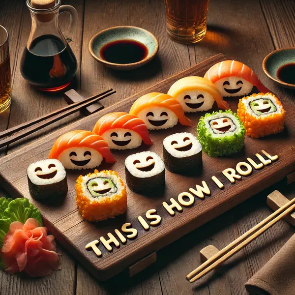 Sushi humor for friends who love dad jokes