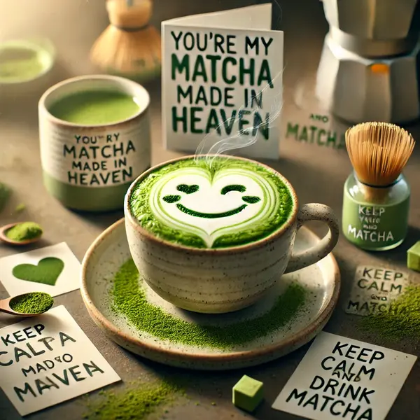 Funny matcha puns for everyday smiles