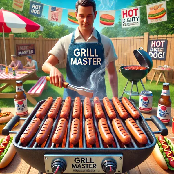 Grill Master Hot Dog Puns for BBQ Lovers