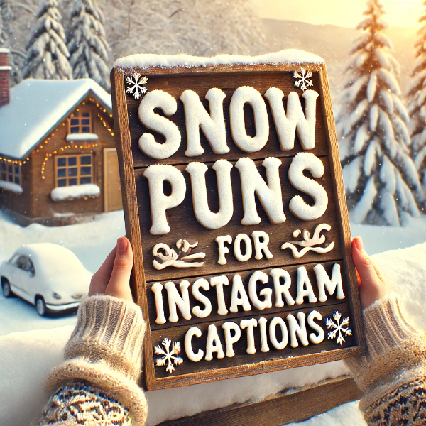 Snow Puns For Instagram Captions