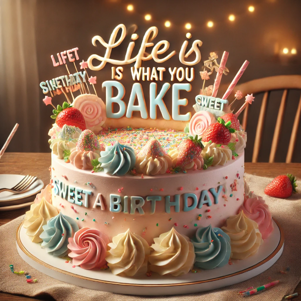 Sweet Cake Inspired Birthday Puns