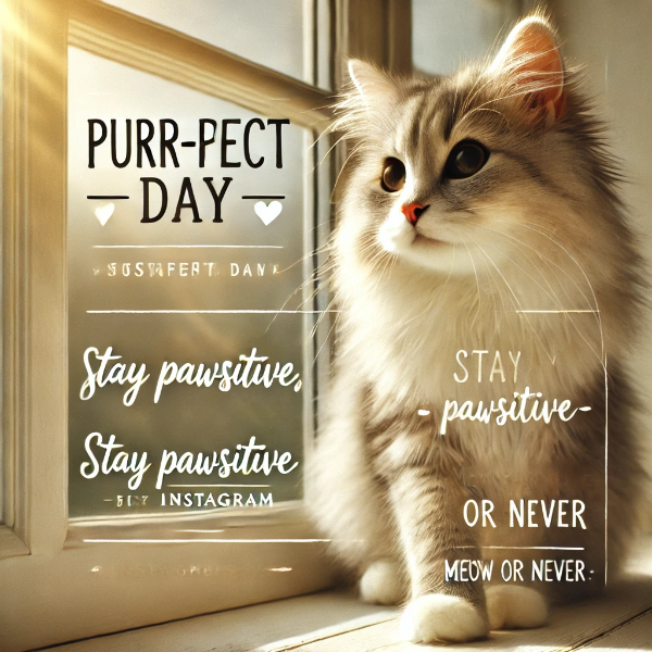 Cat puns for Instagram captions