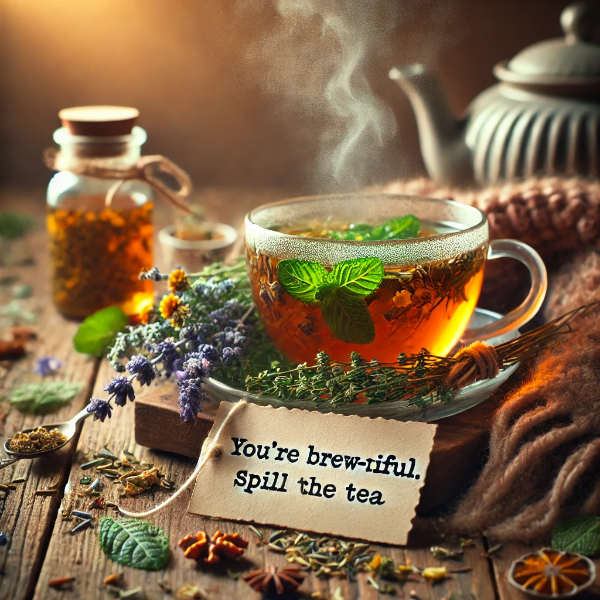 Herbal Tea Puns For Cozy Vibes