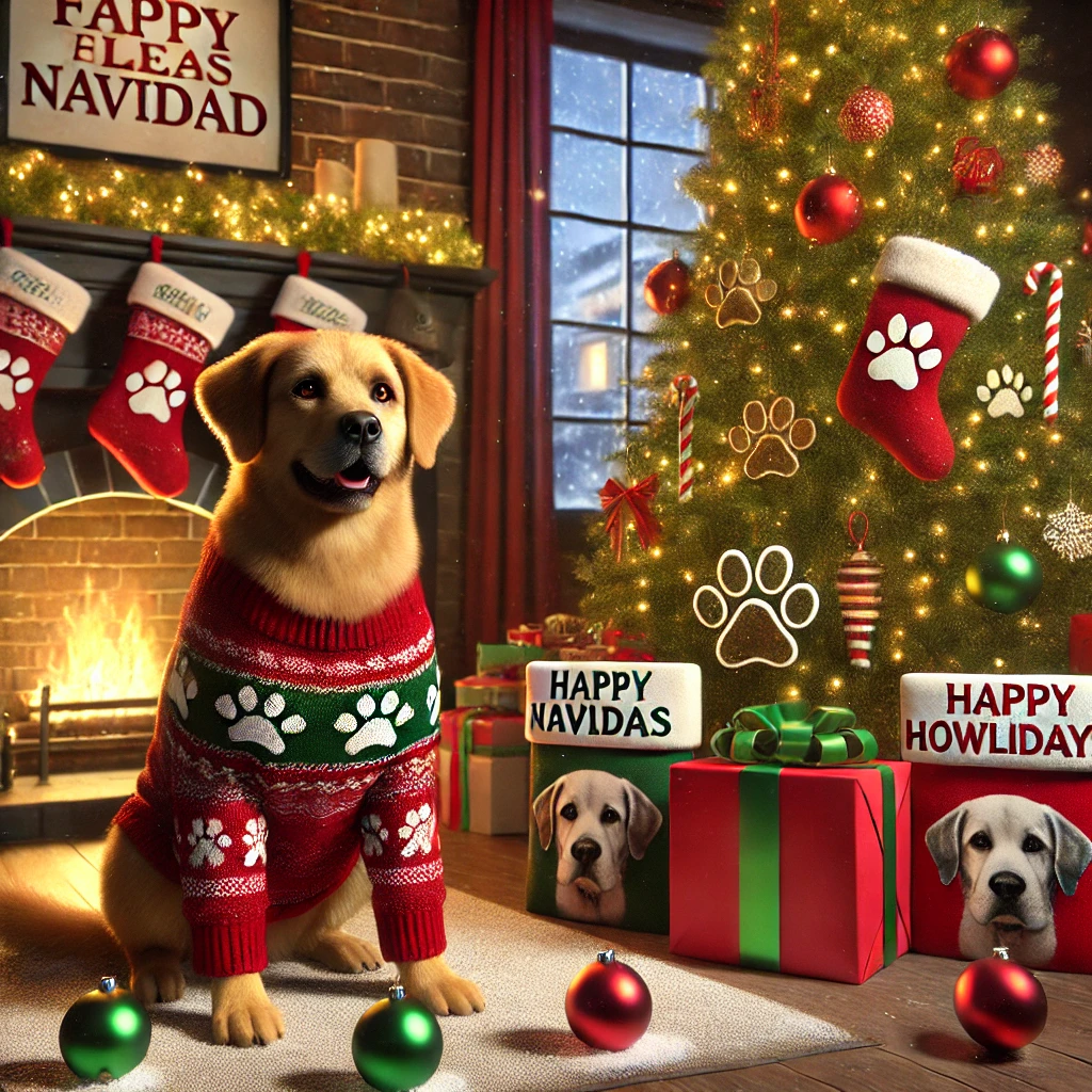 Holiday dog puns for festive cheer