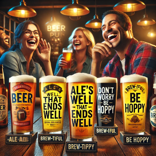 Funny beer puns to keep the laughs flowing