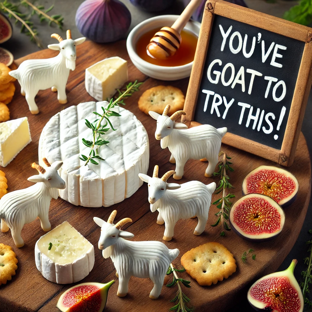 Goat cheese puns for food lovers