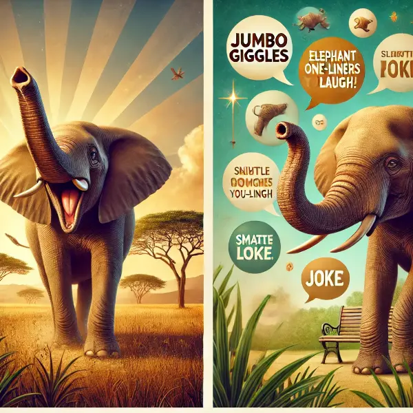 Jumbo Giggles: Elephant One-Liners That Never Forget to Make You Laugh