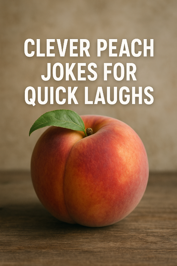 Clever Peach Jokes for Quick Laughs