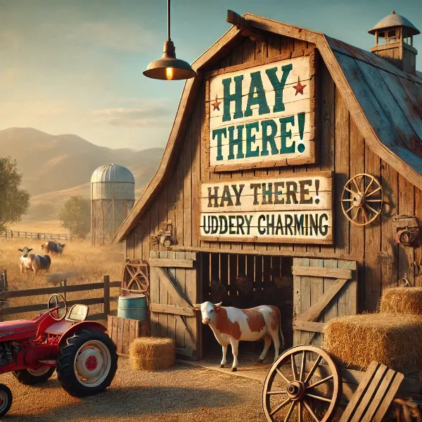 Rustic Ranch Puns Full Of Country Charm