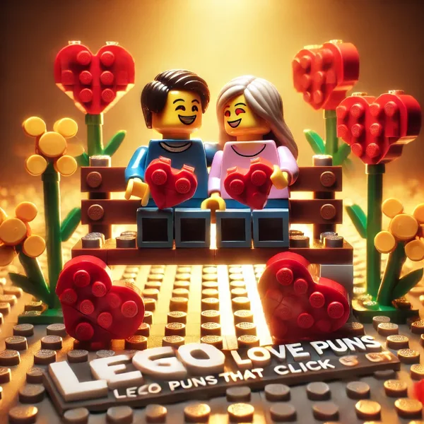 Lego Love Puns That Click Together