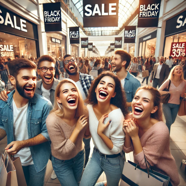 Laughing Through Black Friday Deals