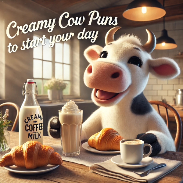 Creamy Cow Puns To Start Your Day