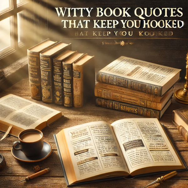 Witty Book Quotes That Keep You Hooked