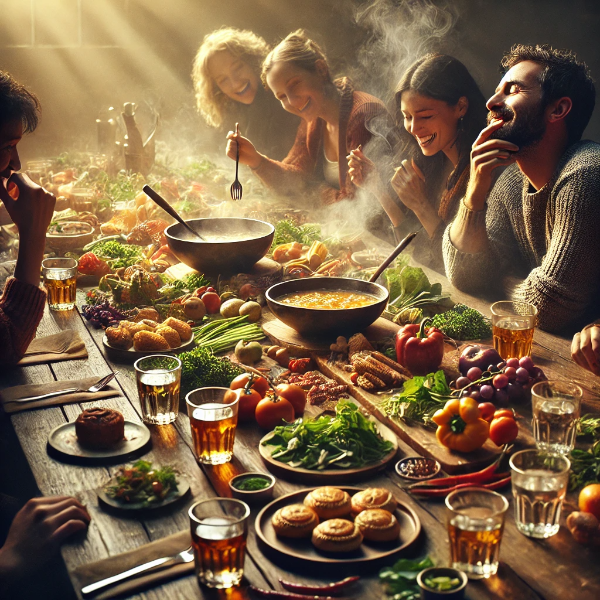 Food Ponderation For Hungry Laughs