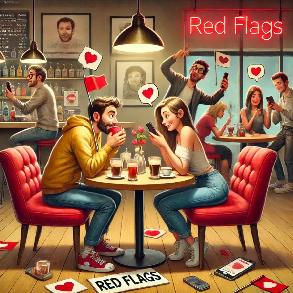 Dating Habits That Spark Funny Red Flags