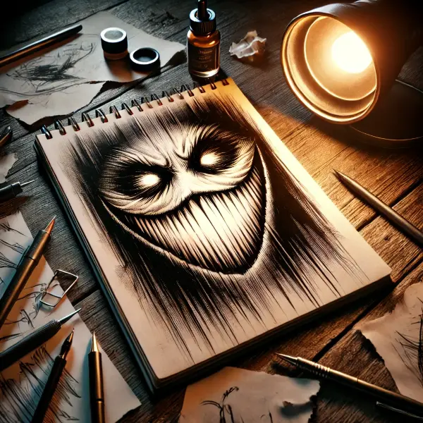 Wicked Lines That Paint Dark Comedy Smiles