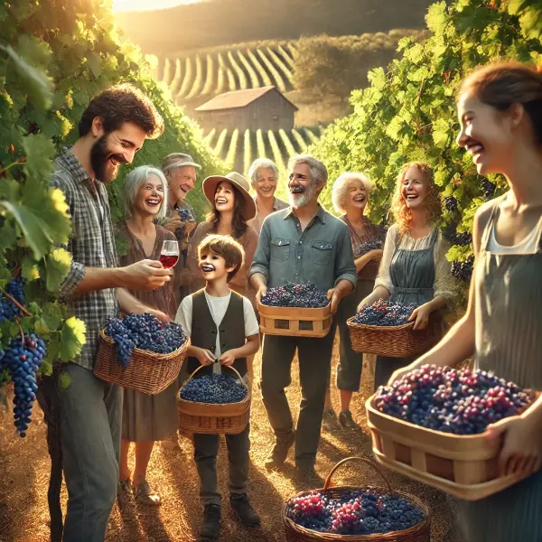 Fresh Vineyard Laughs For Grape Lovers