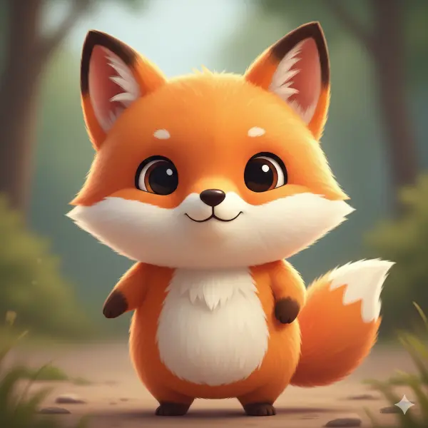 Bright fox expressions for daily captions