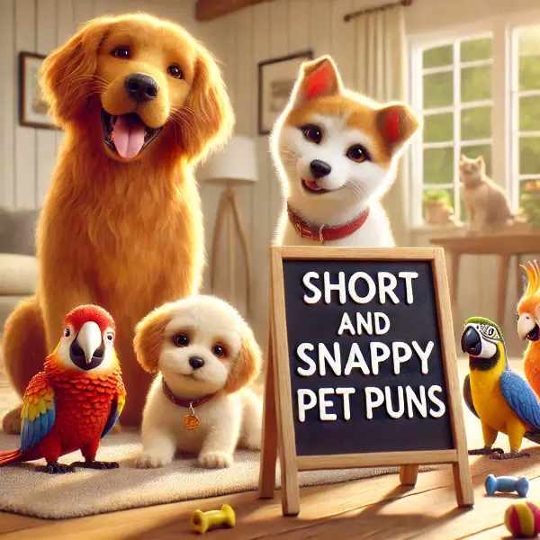Short And Snappy Pet Puns