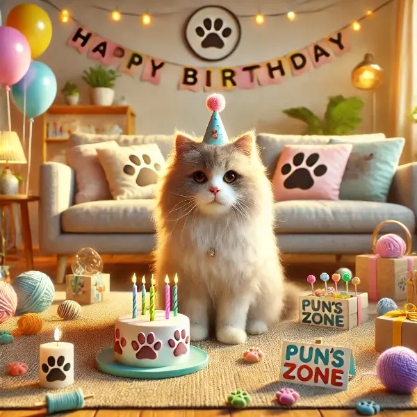 Playful ideas for cat birthday giggles.