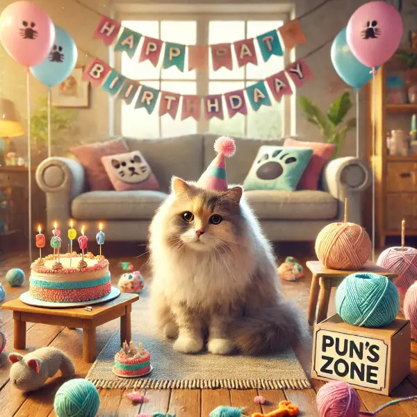 Fun kitten style birthday messages.