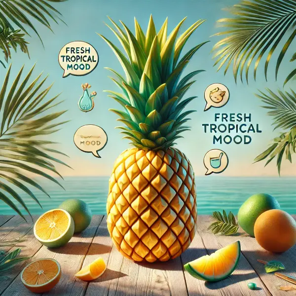 Fresh Tropical Mood Pineapple Puns