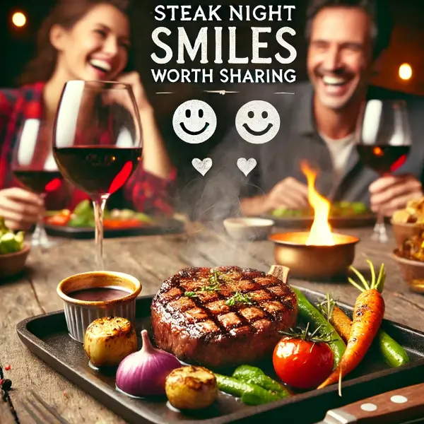 Steak Night Smiles Worth Sharing