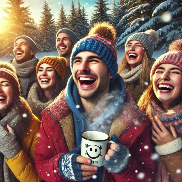 Coffee Powered Winter Laughs