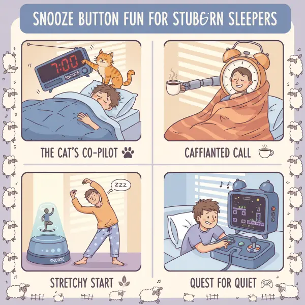 Snooze Button Fun for Stubborn Sleepers