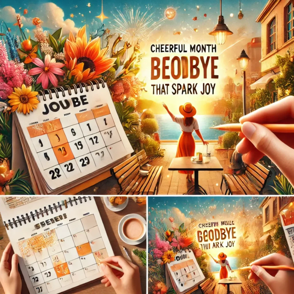 Cheerful Month Goodbye Lines That Spark Joy