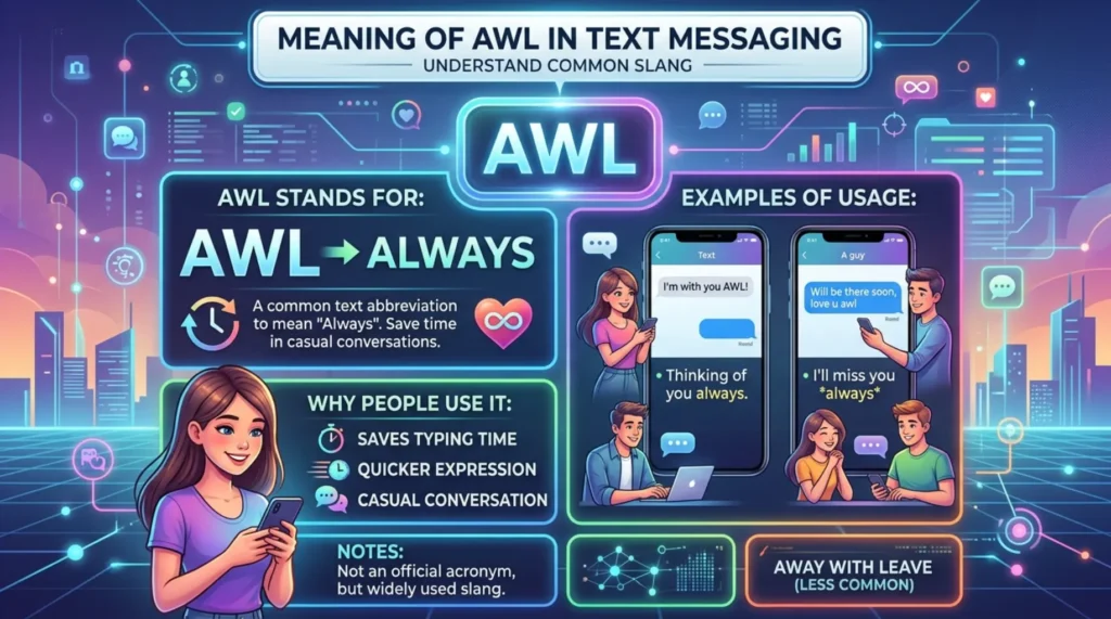 What Does AWL Mean in Text?
