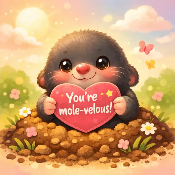 Cute Mole Puns
