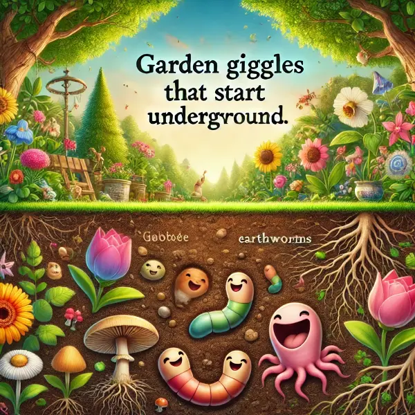 Garden Giggles That Start Underground