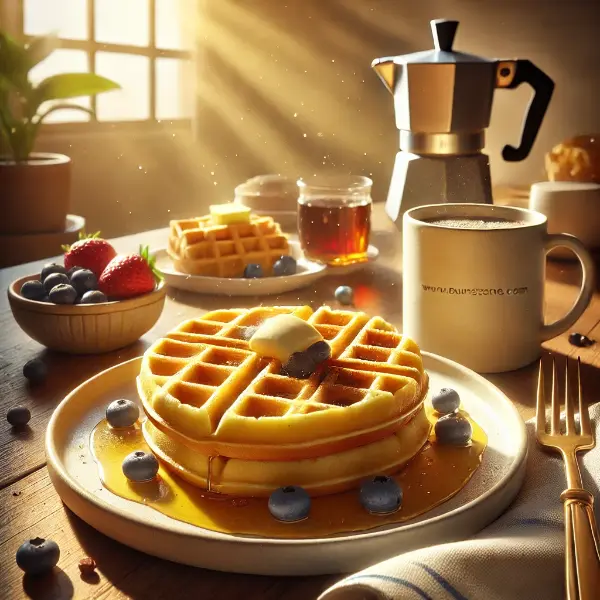 Golden Morning Laughs For Waffle Fans