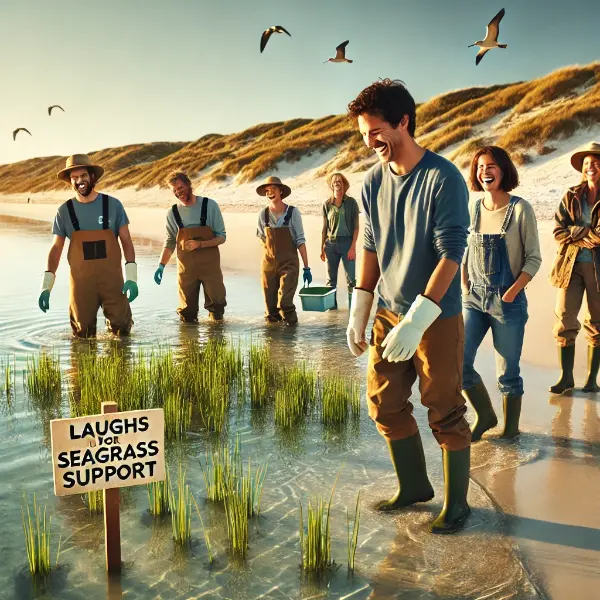 Coastal Conservation Laughs For Seagrass Support