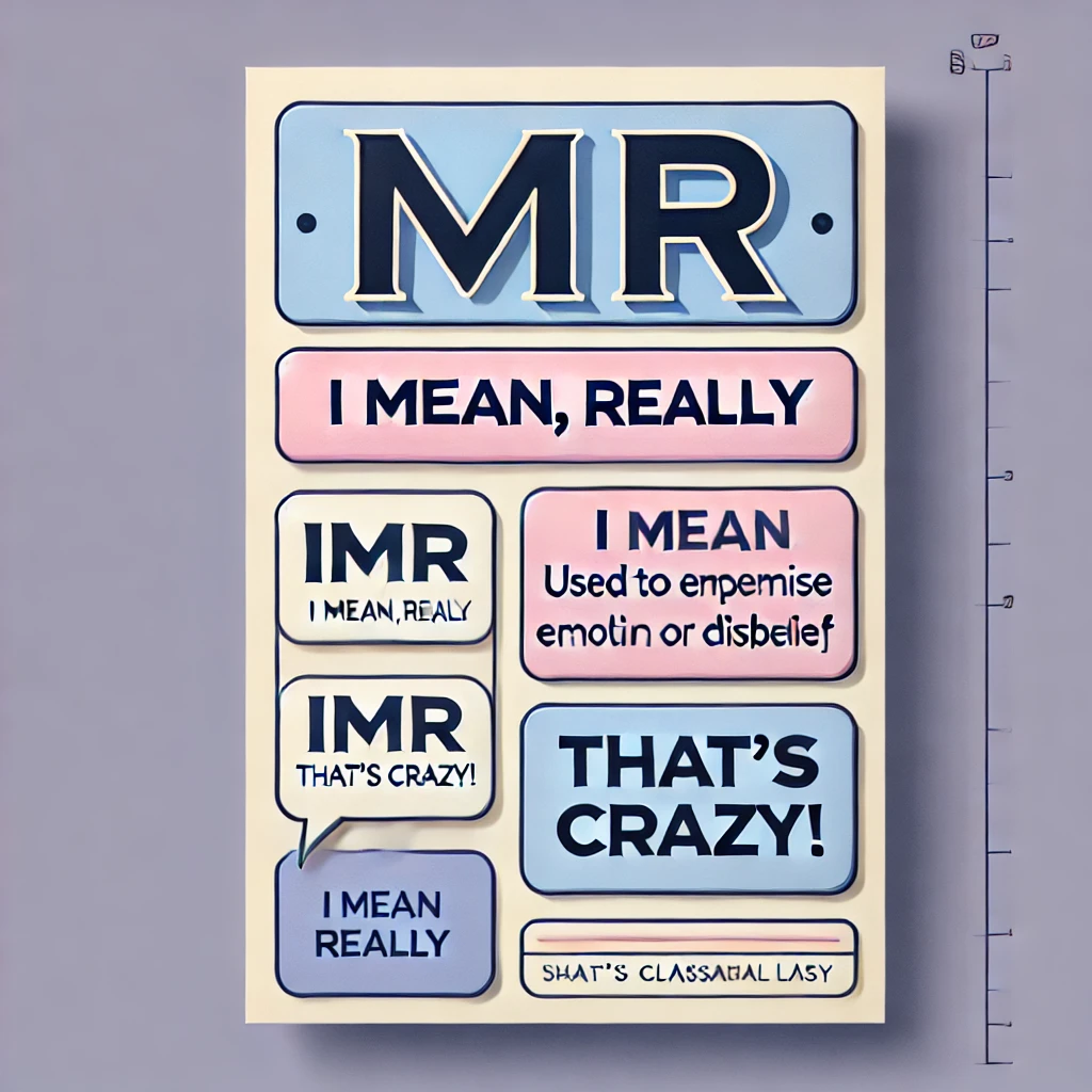 What Does IMR Mean in Text?