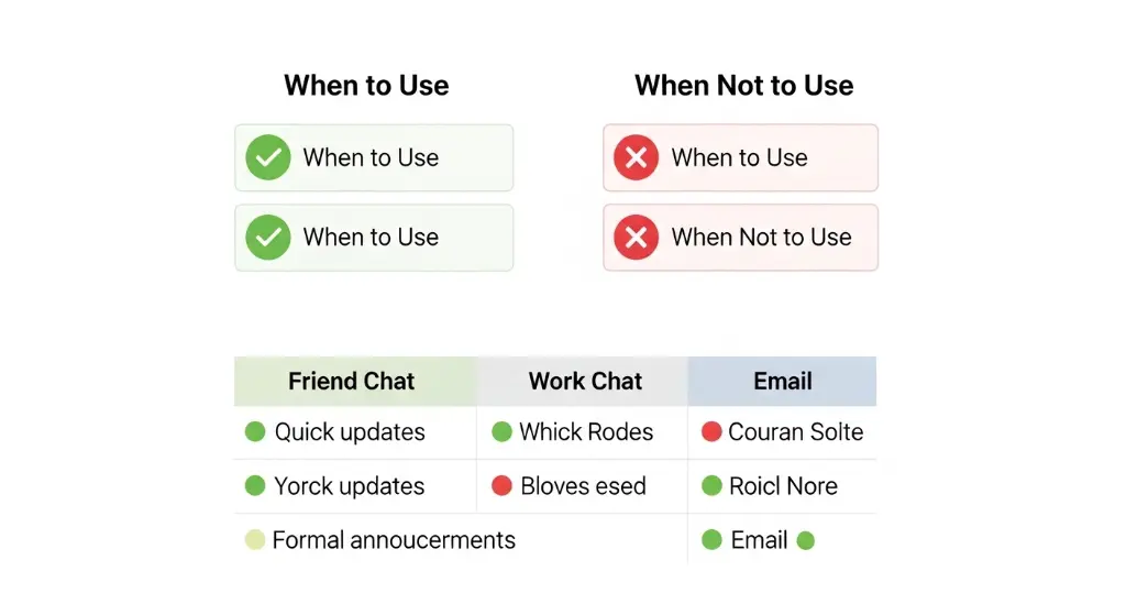 When to Use and When Not to Use TMP