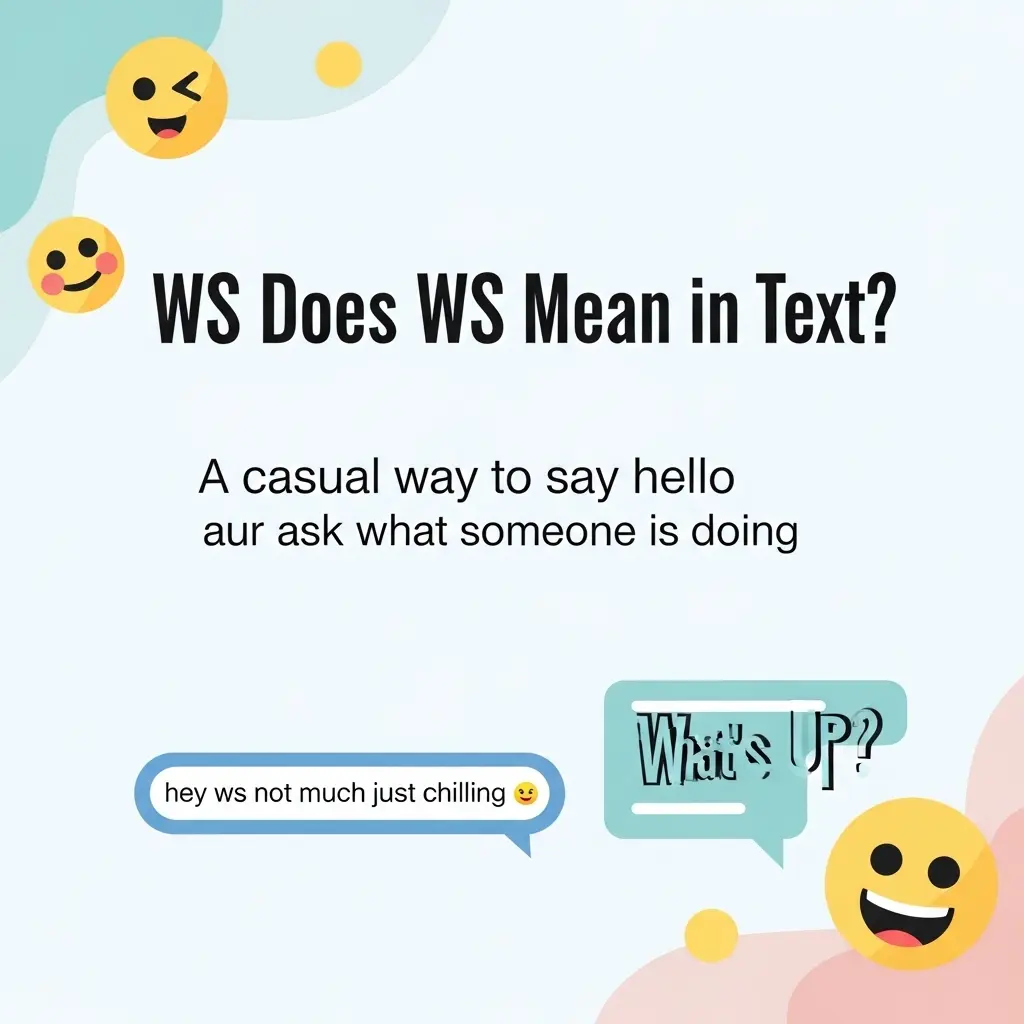 What Does WS Mean in Text?