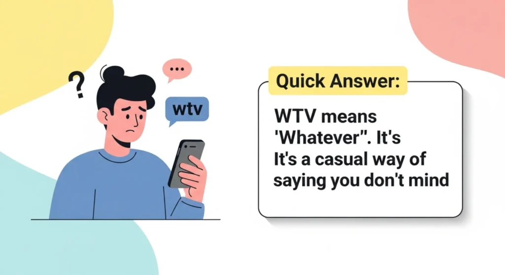 What Does WTV Mean in Text?