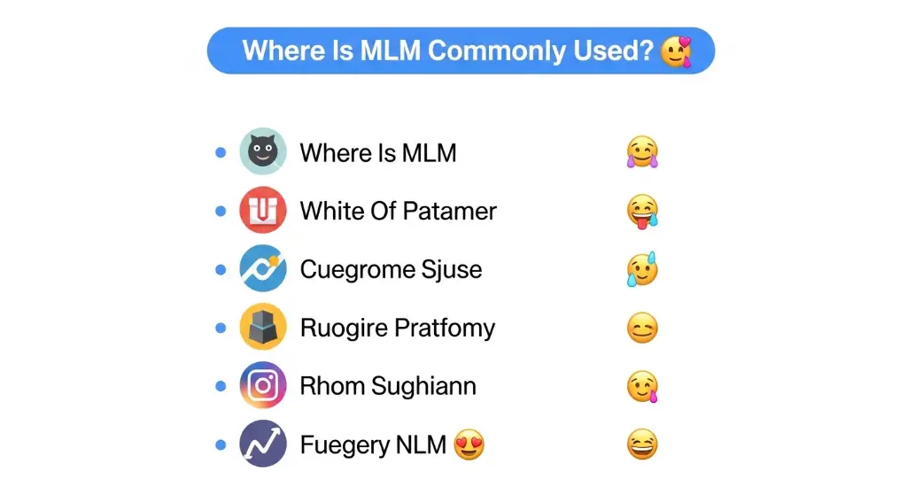 Where Is MLM Commonly Used?