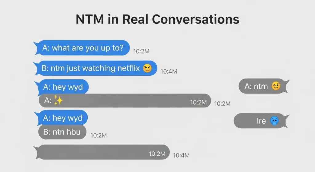 Examples of NTM in Conversation