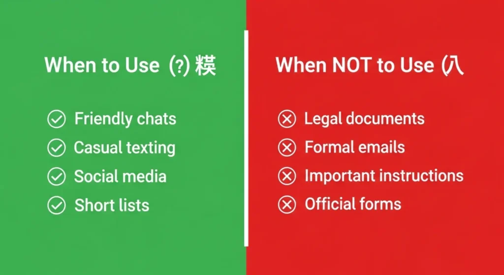 When to Use and When Not to Use Etc
